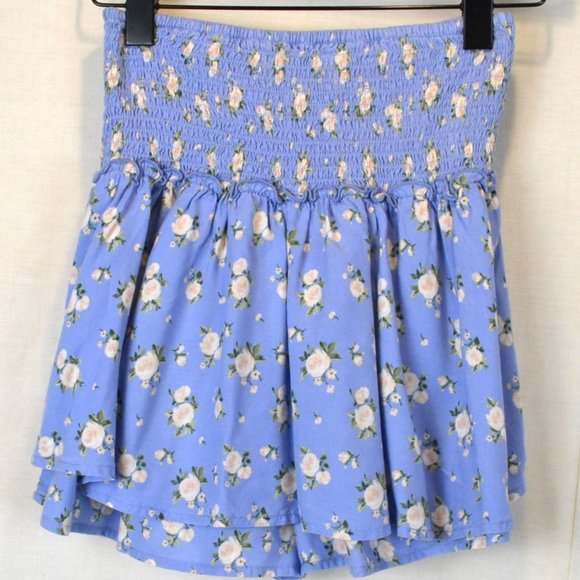 y2k Hollister Smoked Flowy  Skort skirt XS - Picture 2 of 11